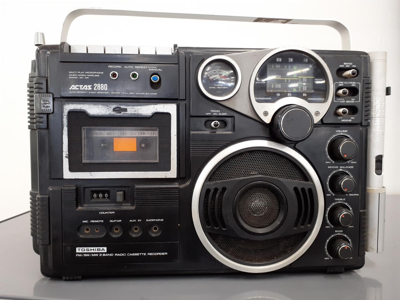 ラジカセ 東芝 TOSHIBA RT-2880 ACTAS アクタス 3バンド Yahoo