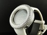 Pre-owned Techno Mens  Com Kc Joe Rodeo Simulated White On White Diamond Watch 18 Ct In Light Gray