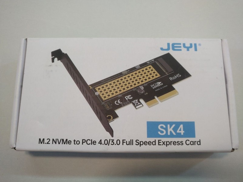 Jeyi 64gbps Pcie X4 4.0/3.0  Auf M.2 Nvme Adapter Karte - Sk4 Neuste Version