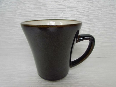 Passion by Sango Mug Signature Collection Black Brown Edge White Inside b239
