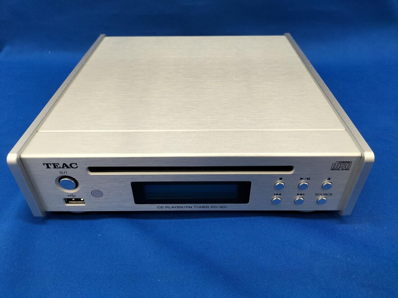 TEAC PD-301-X/S CD Player Wide FM Tuner USB AC100V Silver TEAC PD-301-X/S CD Player Wide FM Tuner USB AC100V Silver