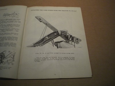 International Harvester McCormick No.24 Corn Picker Operators Manual Farmall