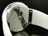 Pre-owned Techno Mens  Com Kc Joe Rodeo Simulated White On White Diamond Watch 18 Ct In Light Gray