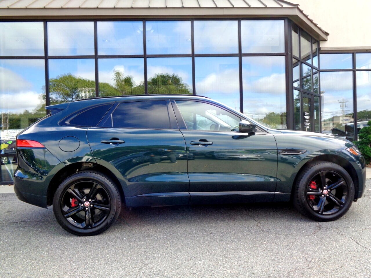 2018 Jaguar Fpace S Awd 24909 Miles Green Suv 3.0l V6 Supercharged
