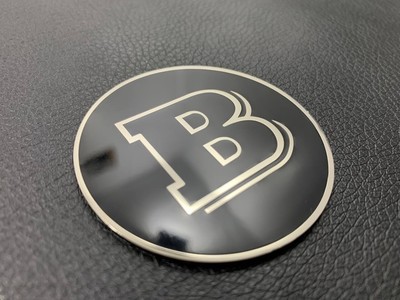 Metal Emblem Badge Brabus style for Mercedes-Benz Cars W463