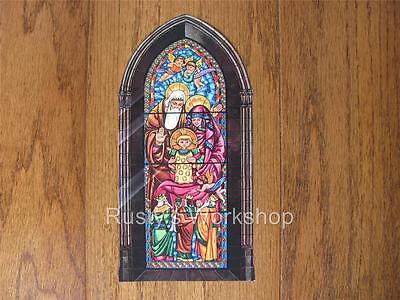 1950s Deluxe Reading STAIN GLASS WINDOW for BETTY BRIDE  (Reproduction)