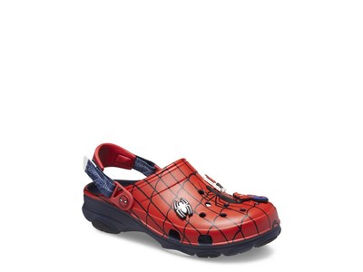 Слипоны для мальчиков Crocs Spiderman Classic Clog