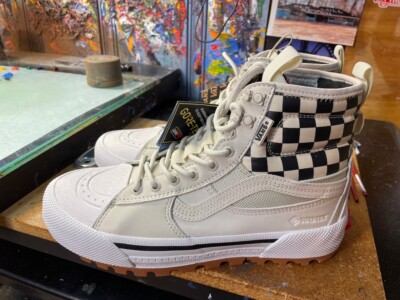 Vans Sk8-Hi Gore Tex MTE Hi Checkerboard True White Siz US 8 Men (9.5 Women) New