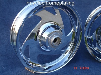 02-08 Chrome Honda VTX1800 VTX 1800 C Rims Wheels 18 Front,16 Rear Exchange Only