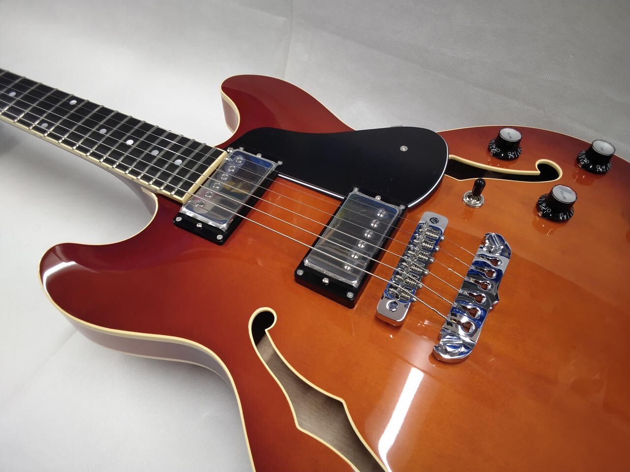 Aria Pro II TA-TONIC ALB Semi Hollow Body Electric Guitar Aria Pro II TA-TONIC ALB Semi Hollow Body Electric Guitar
