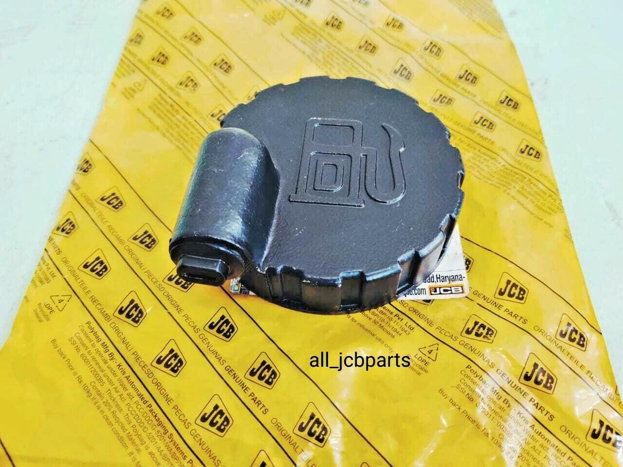 GENUINE JCB DIESEL FUEL CAP WITH 2 KEYS (123/05892 331/33064