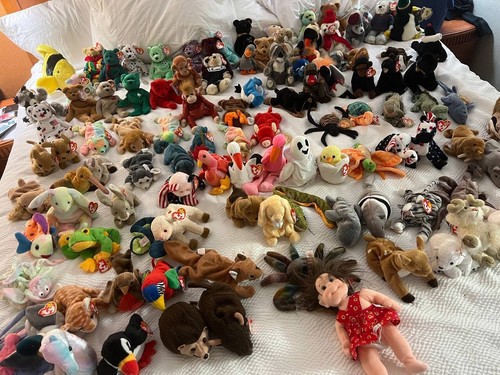 1990's Original Beanie Babies Lot! Rare beanie Babies