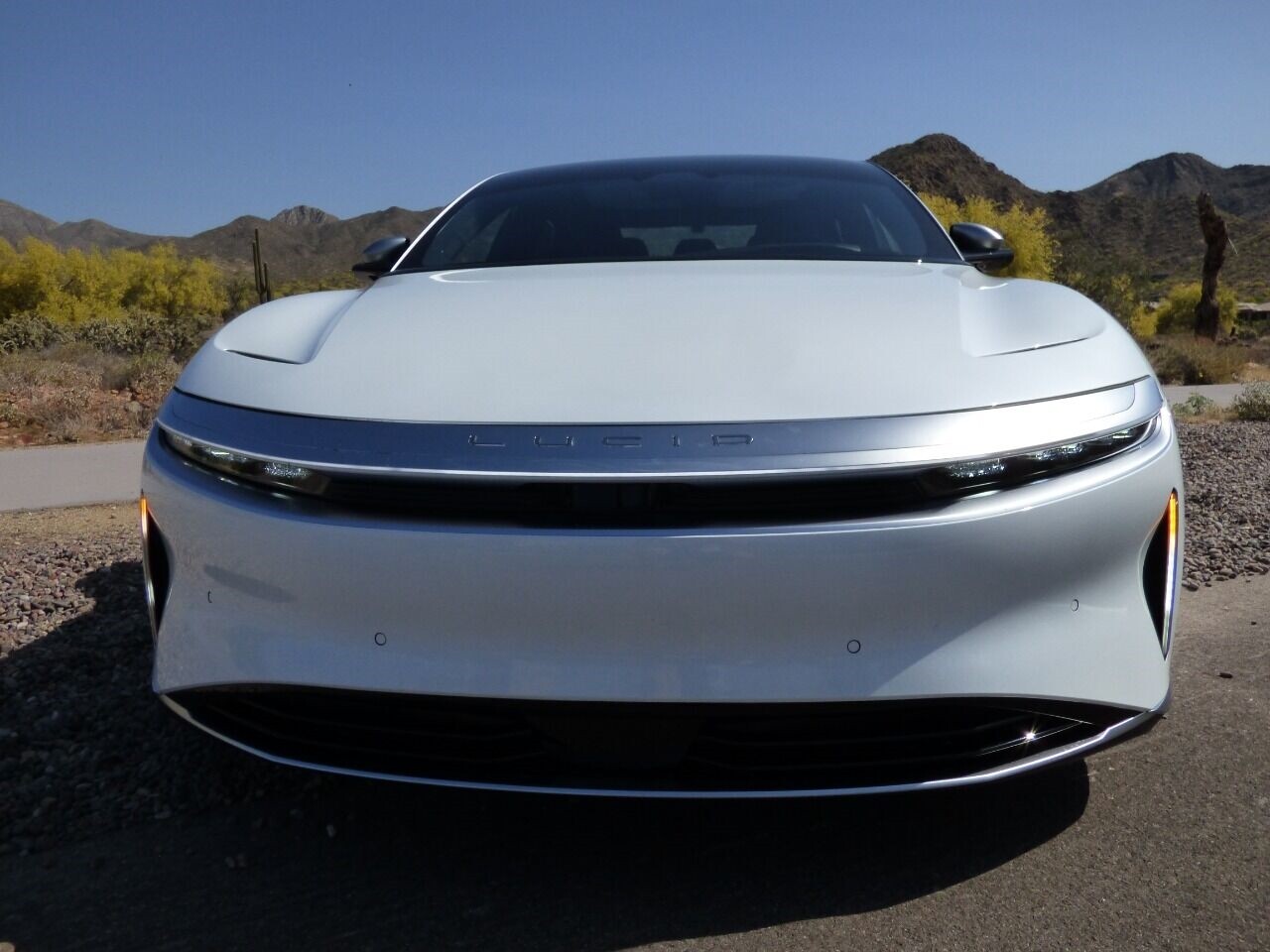 2022 Lucid Air Grand Touring Awd 4dr Sedan 695 Miles Stellar White