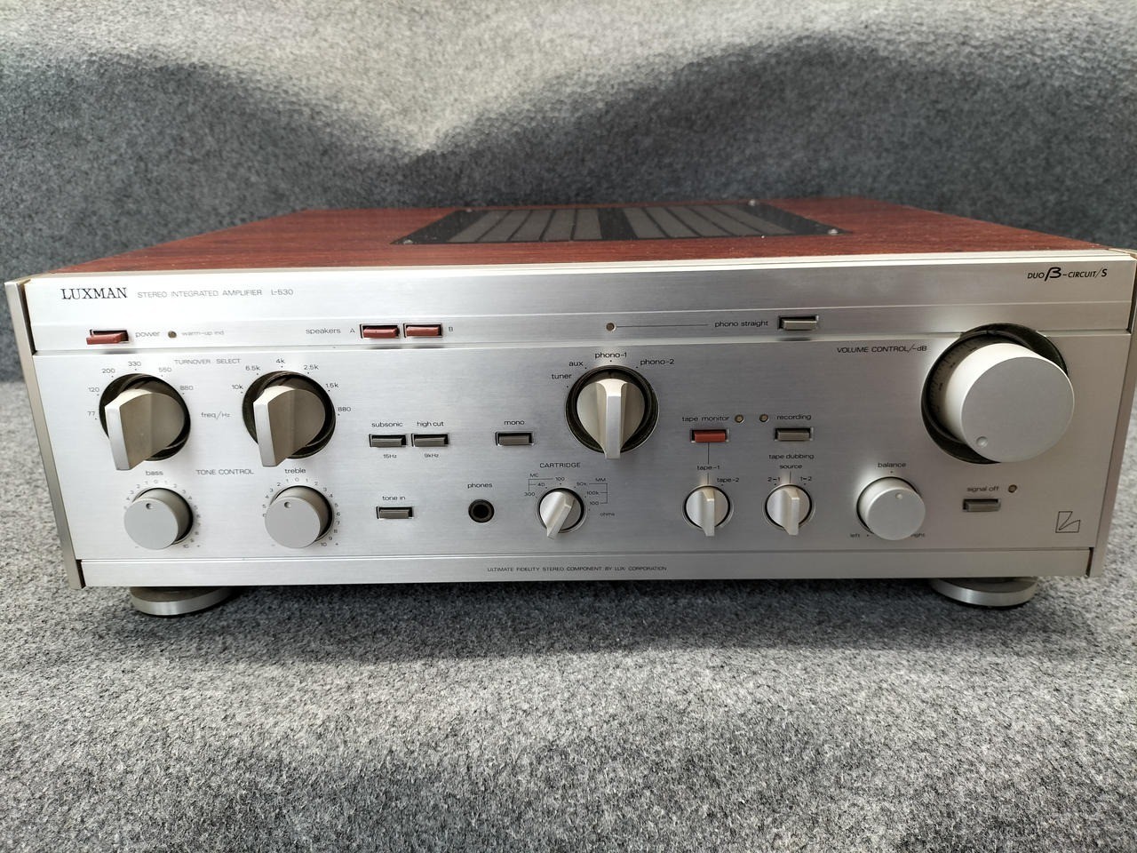 LUXMAN L-530 ステレオアンプ LUXMAN L-530の仕様 ラックスマン