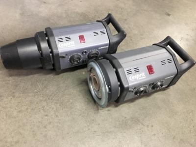 FOR PARTS OR REPAIR / LOT OF 2 X BOWENS ESPRIT GEMINI GM500 MONOLIGHT BW-3913