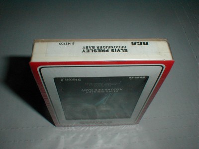 Elvis Presley RECONSIDER BABY 8 Track Tape SEALED RCA CLUB 1985 Rockabilly Idol