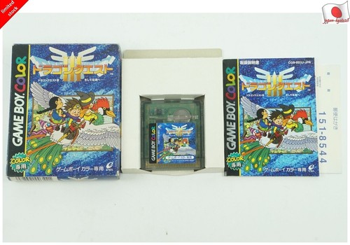 Dragon Quest 3 III GB Nintendo Gameboy Color Box From Japan Dragon Quest 3 III GB Nintendo Gameboy Color Box From Japan