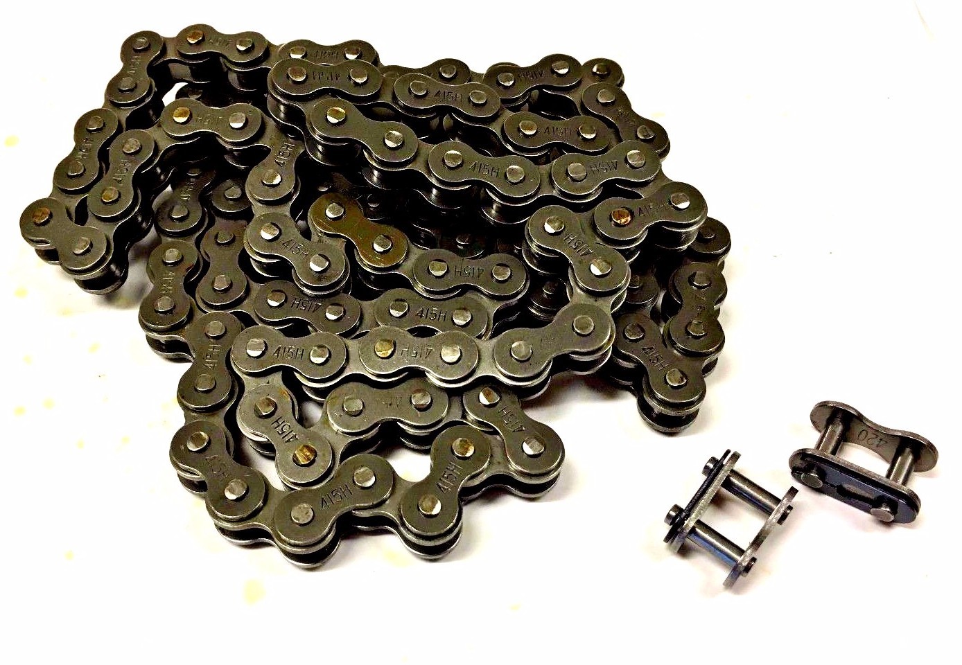 X7 CHAIN FOR A 4 STROKE FS529A POCKET BIKE 88 LINKS WITH 2 X7 CHAIN FOR A 4 STROKE FS529A POCKET BIKE 88 LINKS WITH 2