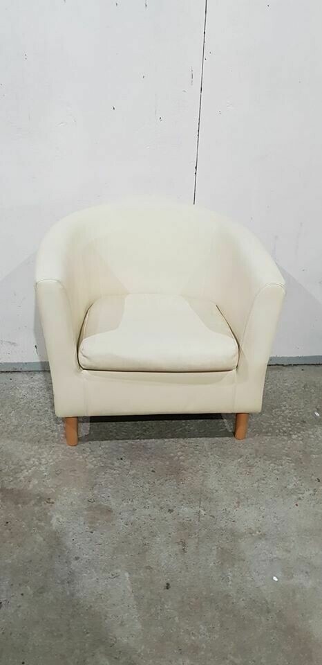 Cream Tub Chair No030422 | in Dundee | Gumtree