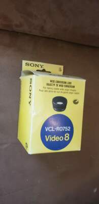 Sony VCLR0752 Wide Angle Lens - NEW!
