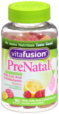 VITAFUSION PRENATAL GUMMIES FRUIT 90 CT , CHEWABLE