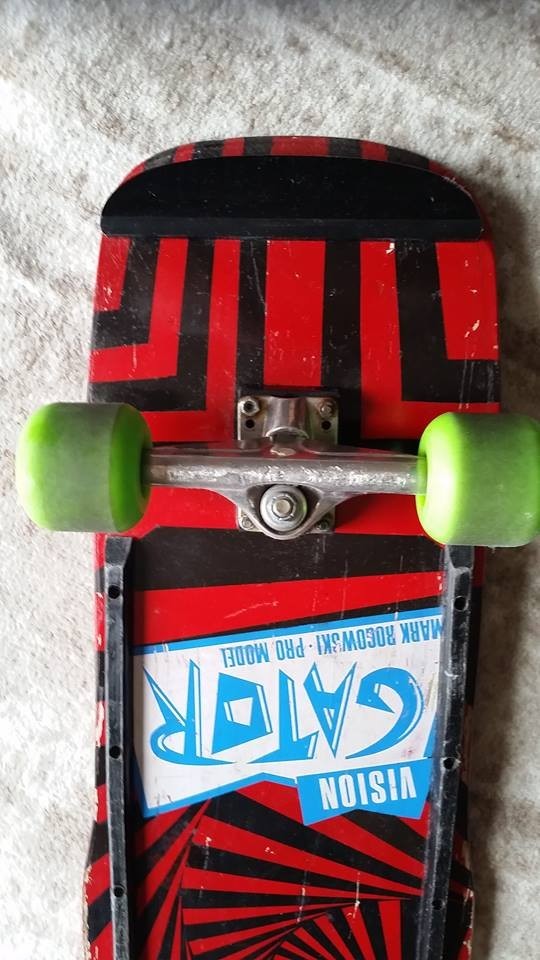 Vintage Vision Gator Mark Rowgowski Pro Model Skateboard