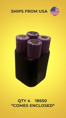 18650 1200mAH Sealed With Enclosure Carrying Case
