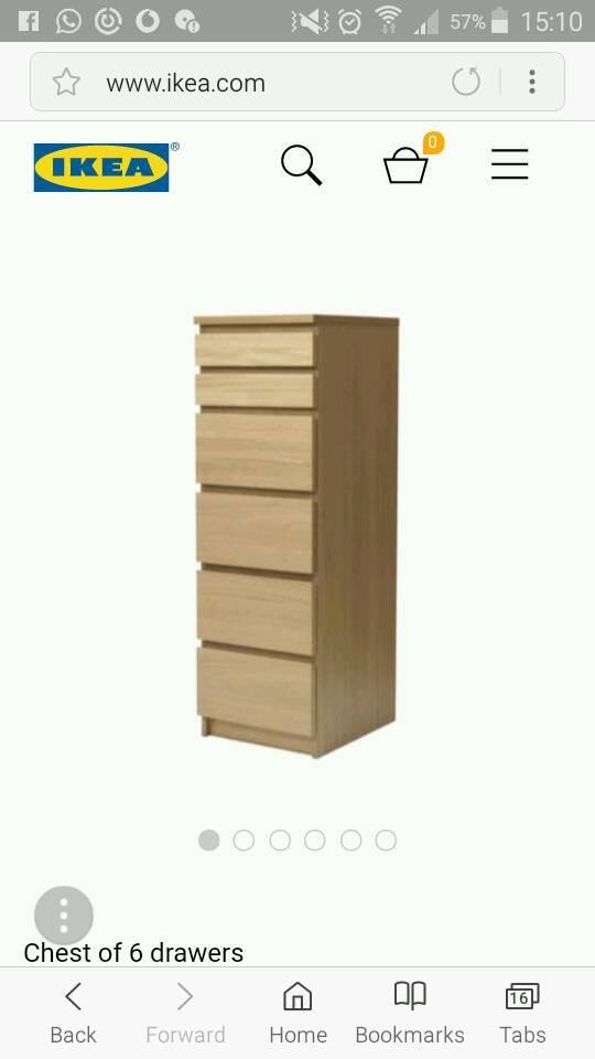 Sold Pending Collection Ikea Tall Malm Drawers With Mirror 2