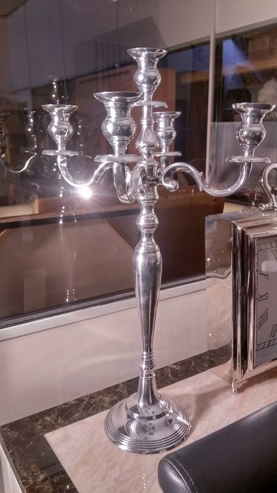 stunning chrome candelabra candle holder in Nottingham