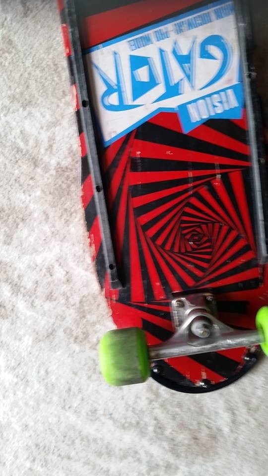 Vintage Vision Gator Mark Rowgowski Pro Model Skateboard