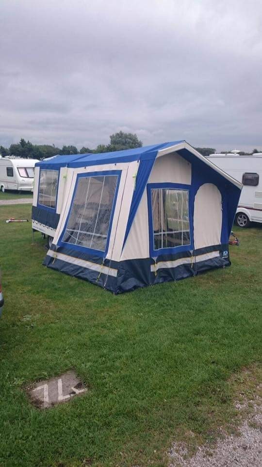 2 berth Suncamp trailer tent in