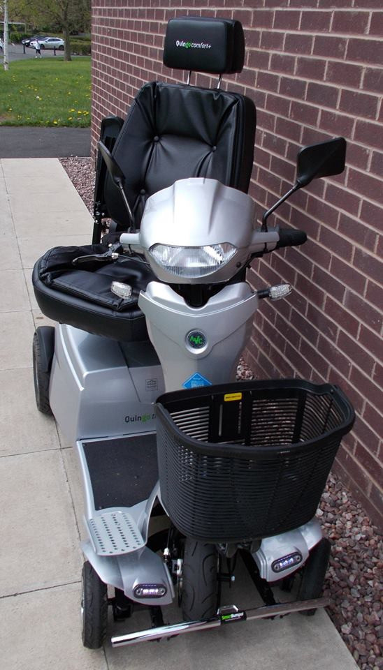 Mobility Scooter Quingo Toura version 2 with Oxford Heated Grips. in