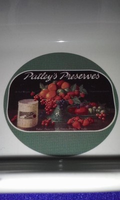 British Jam & Preserve Dish; P C Flett,Patley's,Carter's,Perkin's; Made in China