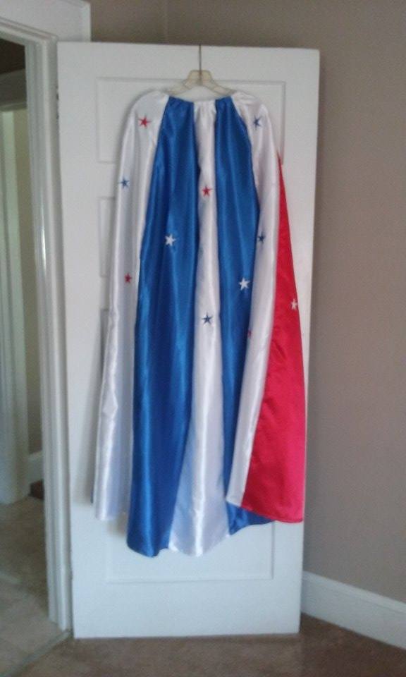 Wonder Woman Satin Cape (Video Cape In Motion)