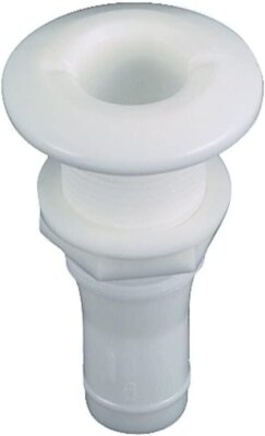 Perko Thru-Hull Connections - 1'' White Plastic