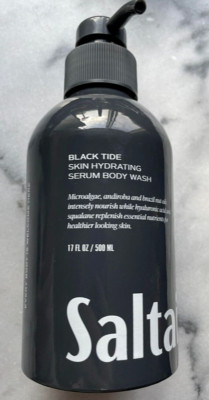 New Saltair Black Tide Skin Hydrating Serum Body Wash 17 oz