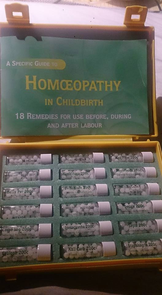 Helios homeopathy kit for childbirth in Slateford Road, Edinburgh