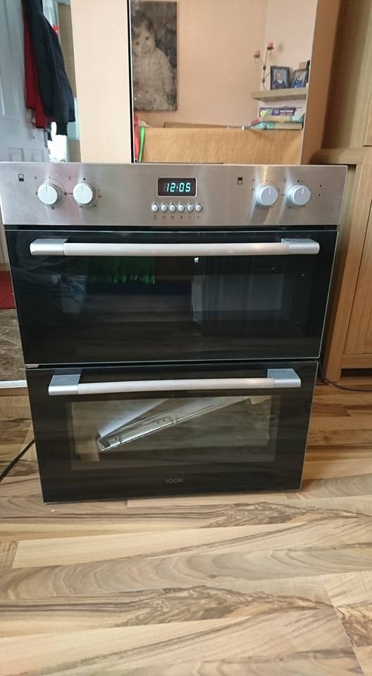 NEW!!! LOGIK LBUDOX16 Electric Builtunder Double Oven Stainless Steel