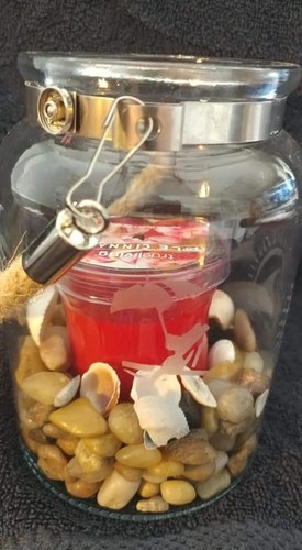 Glass Etched Lantern