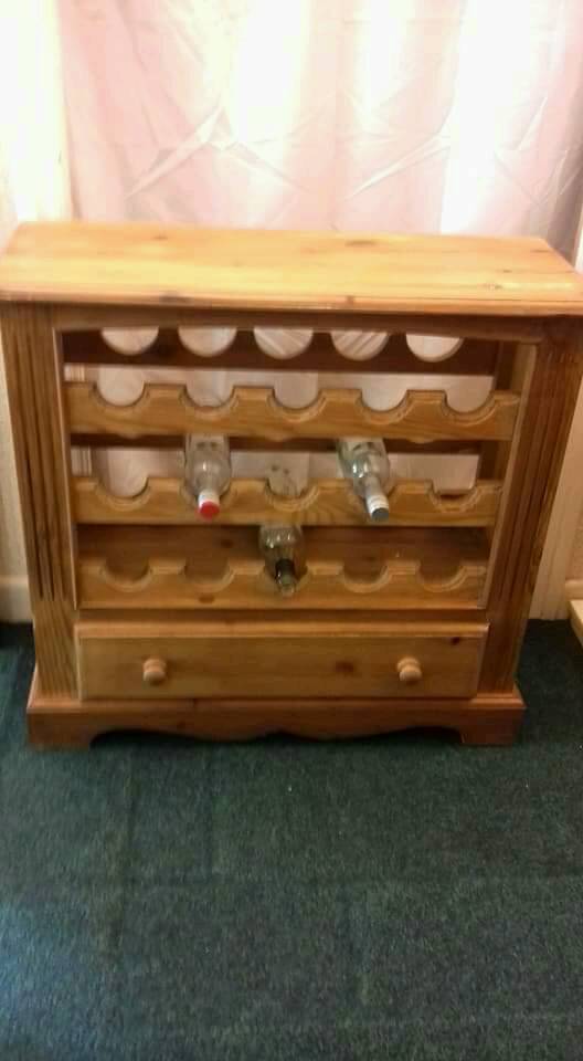 Solid Pine Wine Rack in Bacup, Lancashire Gumtree