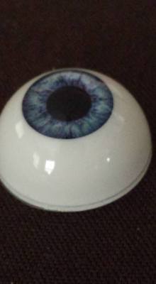 22 MM Pabol Sky Blue GR09 Acrylic Half Round Doll Eyes FAST SHIPPING!!!