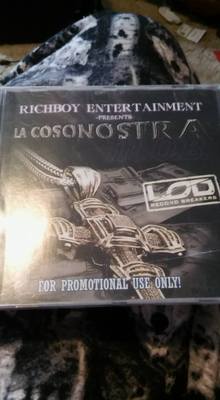 Richboy Pres Corleone's Solo Album LA Cosonostra M.O.B. Promo CD