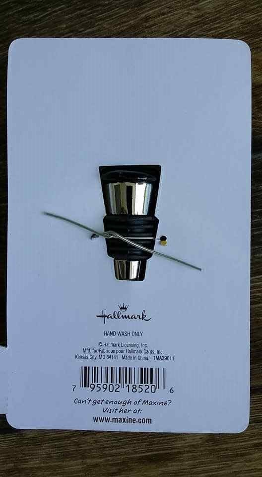 Wine Bottle Stopper Maxine Hallmark Put a Cork In It 4.25in New