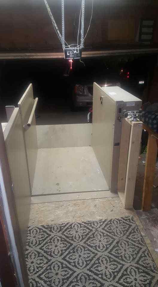 Bruno 3153 vpl porch lift Garaged