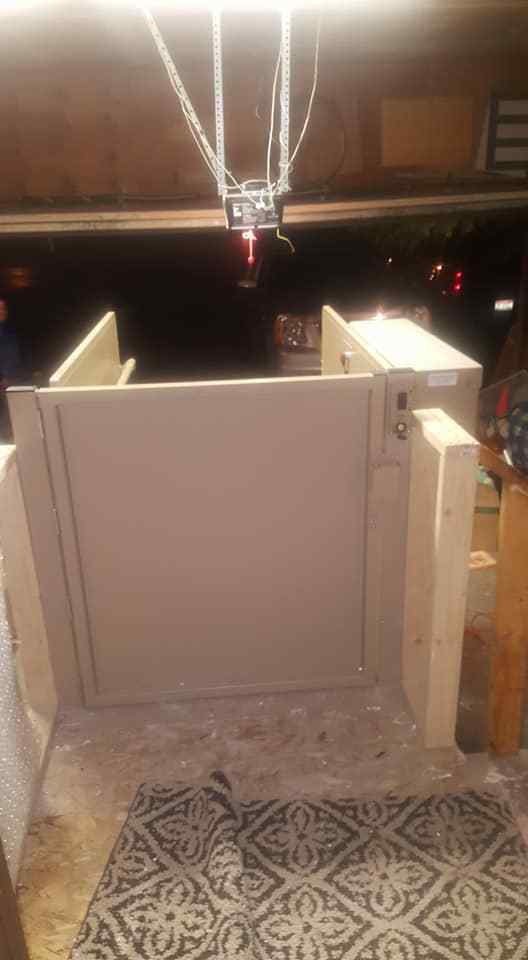 Bruno 3153 vpl porch lift Garaged