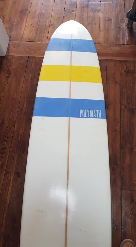 Performance Longboard / Surfboard 9ft mint condition quad fsc carbon