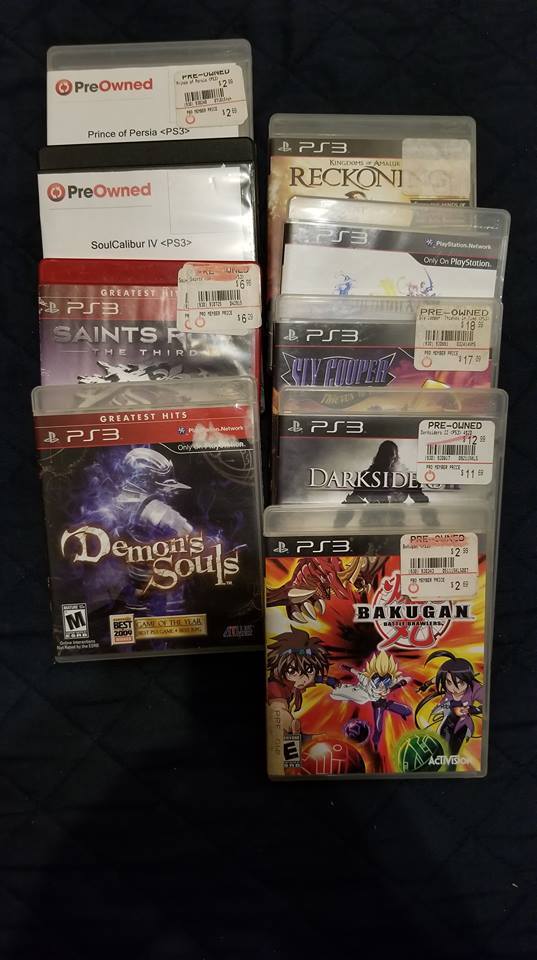 PS3 GAME HUGE LOT of 26 ~ Uncharted 3 MORTAL COMBAT Dantes Inferno THOR Etc.