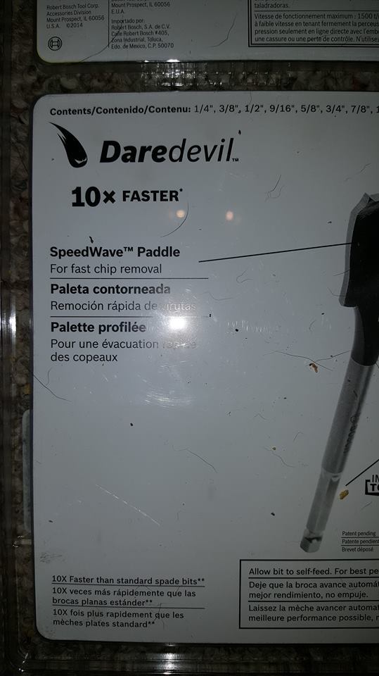 Bosch Daredevil Standard Spade Bit Set (10-Piece)