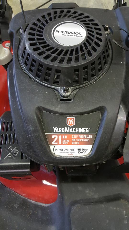 Yard Machines 159cc 21-Inch Self-Propelled Front-Wheel Drive Gas Lawn Mower