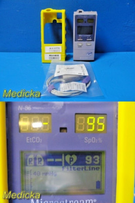 2012 Nellcor Puritan Oximeter  / Capnograph, N-85 W/ Case, Sensor ~ 31774